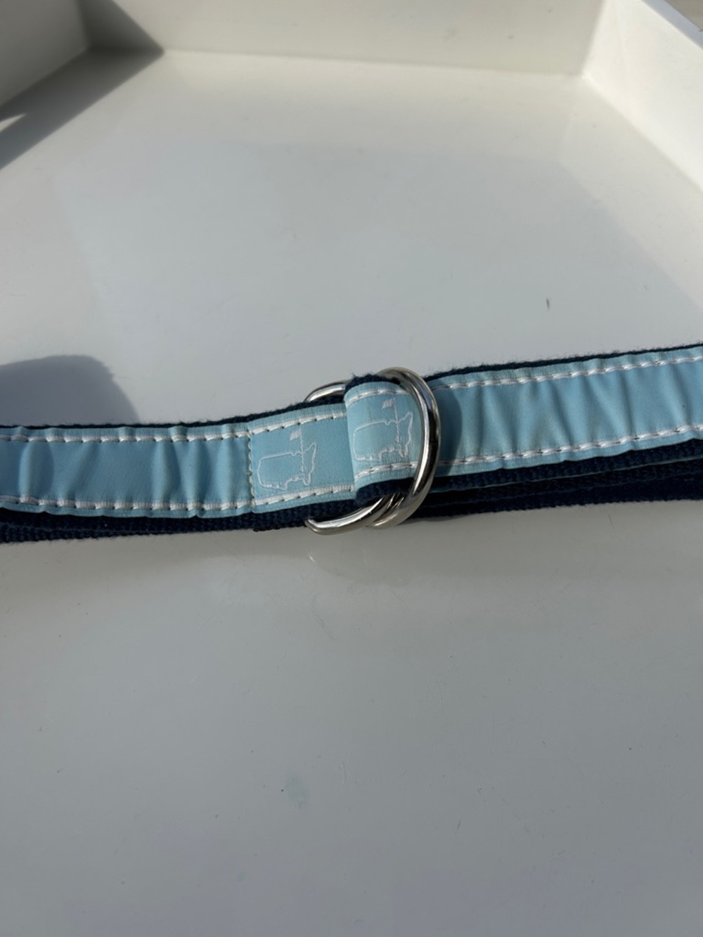 Masters light  Blue D-Ring Webbing Belt